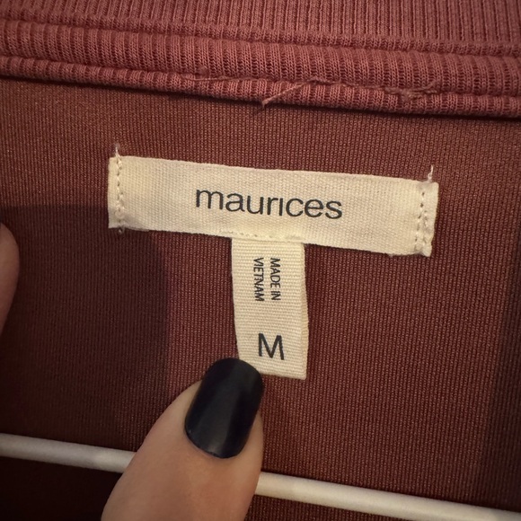 Maurices Dusty Rose Half-Zip Sweater - Picture 3 of 3